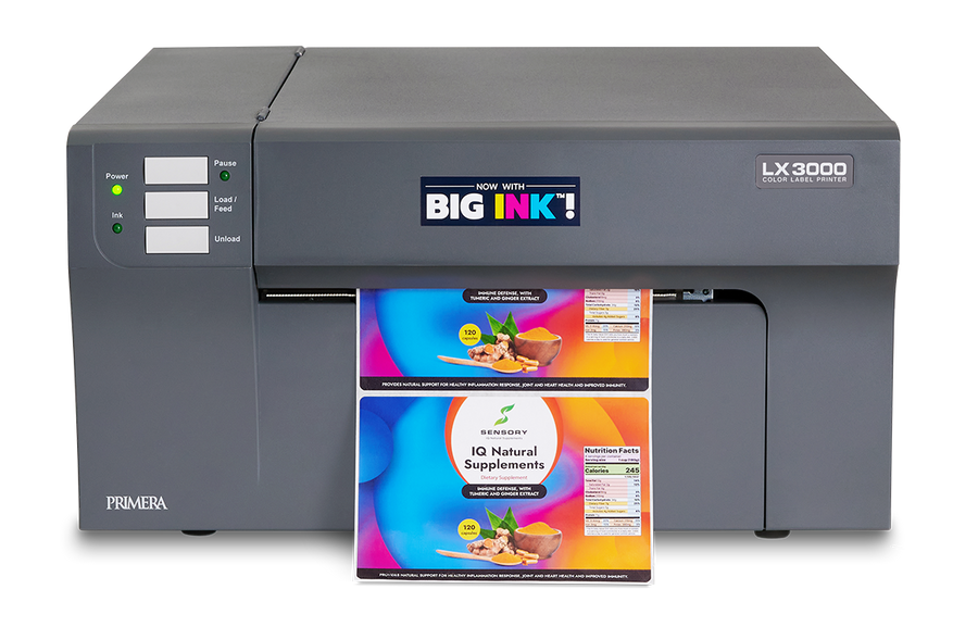Primera LX3000 Color Label Printer with Big Ink™ Tanks