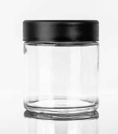 Glass Tall CRC Flint Jar