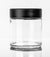 3oz Glass Tall CRC Flint Jar with Black or White Smooth CRC Lids (150 pcs)