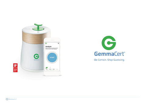 
  
	
    
	
    GemmaCert THC/CBD Smart Analysis testing device