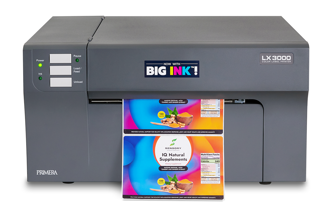 Primera LX3000 Color Label Printer with Big Ink™ Tanks