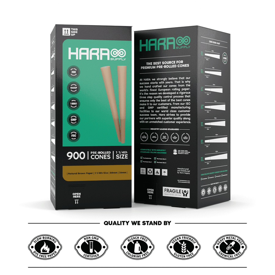 Brown Pre-Rolled Cones