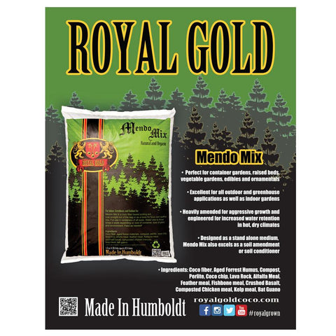 
  
	
    
	
    Royal Gold Soil: MENDO MIX