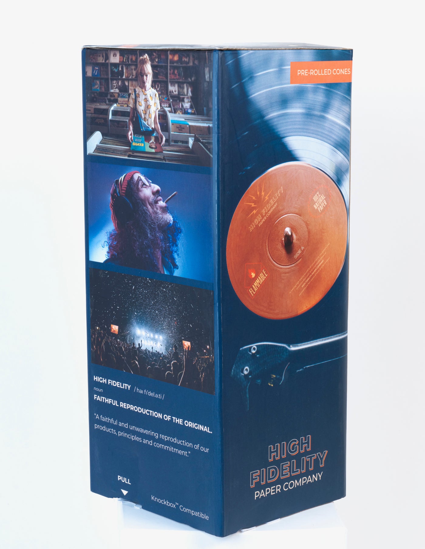 High Fidelity Paper Company Pre-Roll Cones 98mm x 26mm (800 count)