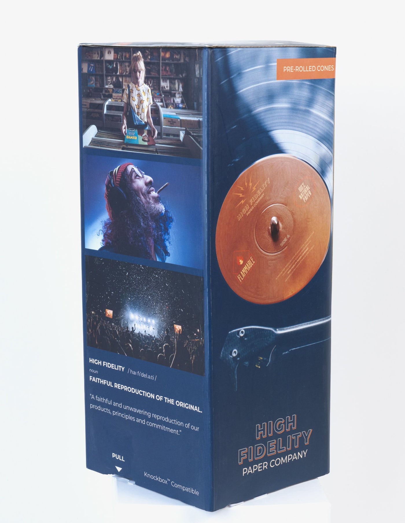 High Fidelity Paper Company Pre-Roll Cones 84mm x 26mm (900 count)